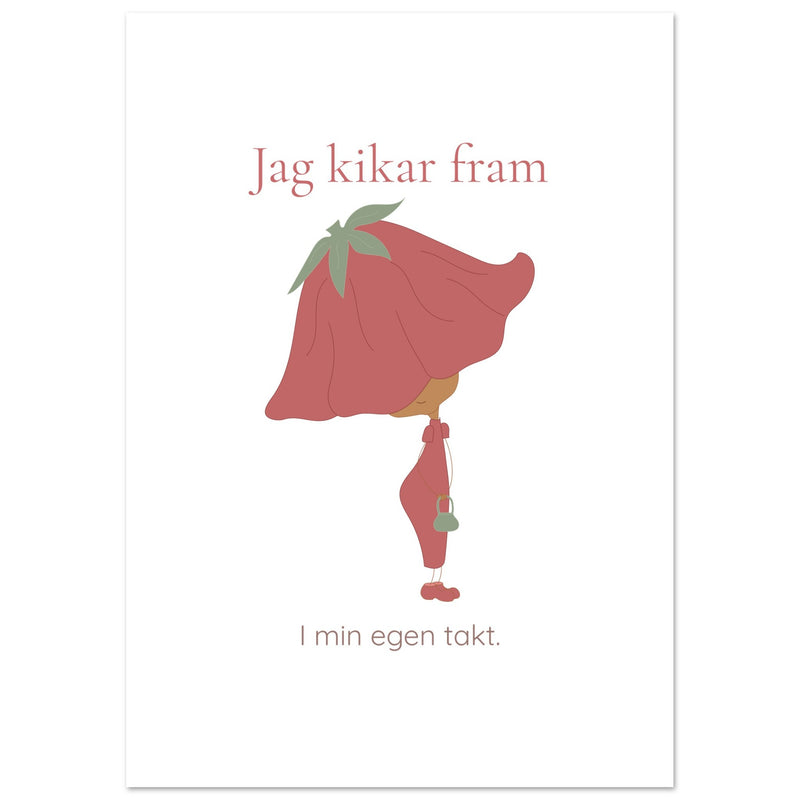 Jag kikar fram – A3 poster