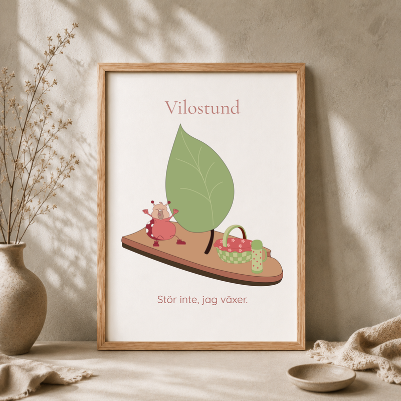 Vilostund – A3 poster