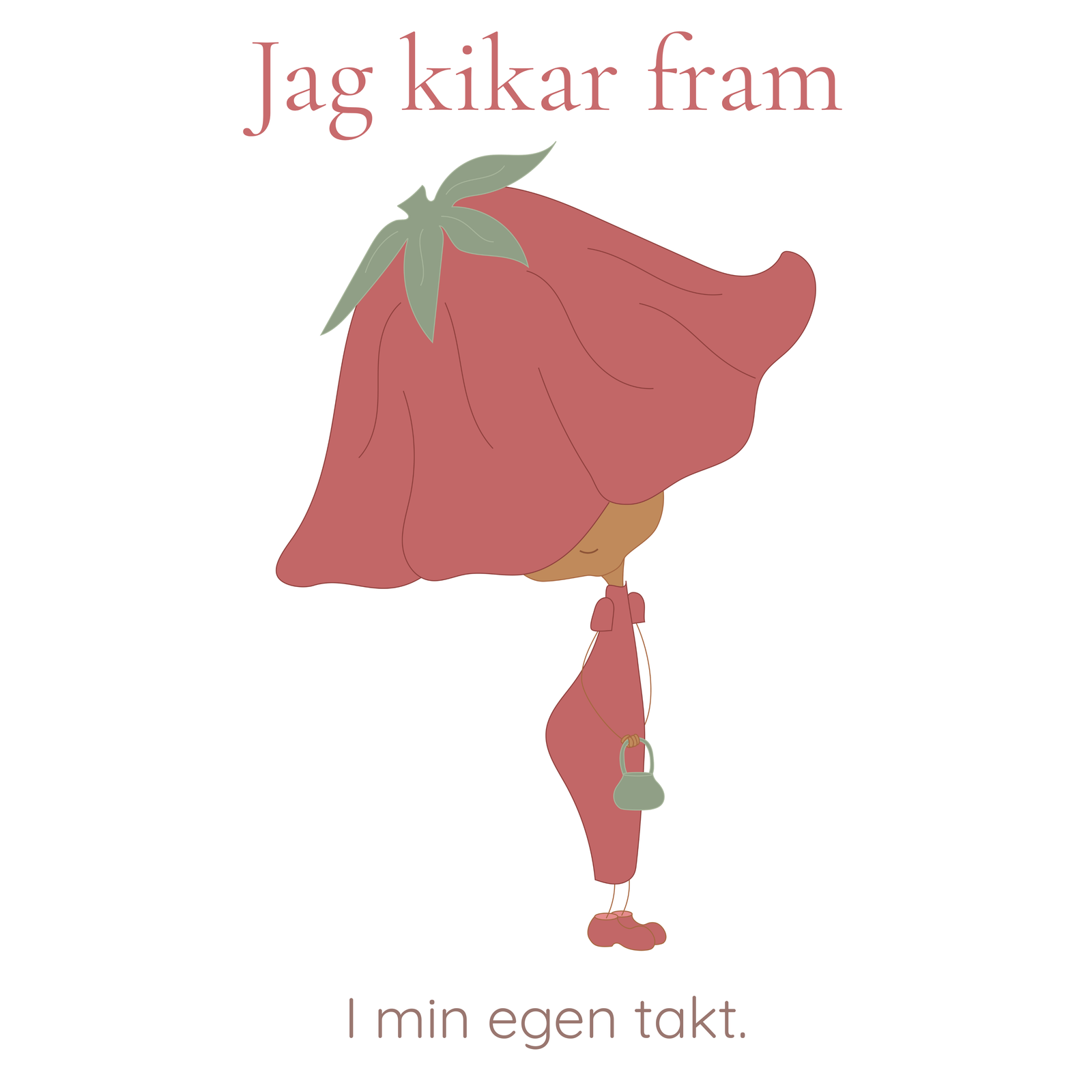 Jag kikar fram – A3 poster