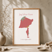 Jag kikar fram – A3 poster