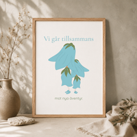Vi går tillsammans – A3 poster