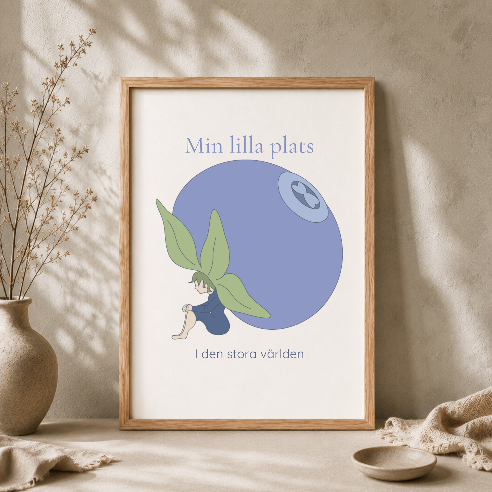 Min lilla plats – A3 poster
