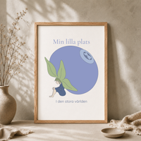 Min lilla plats – A3 poster