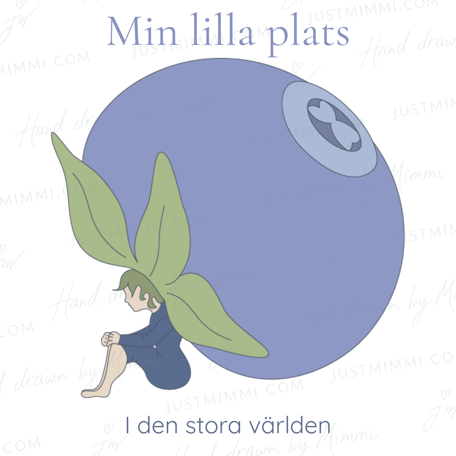 Min lilla plats – A3 poster