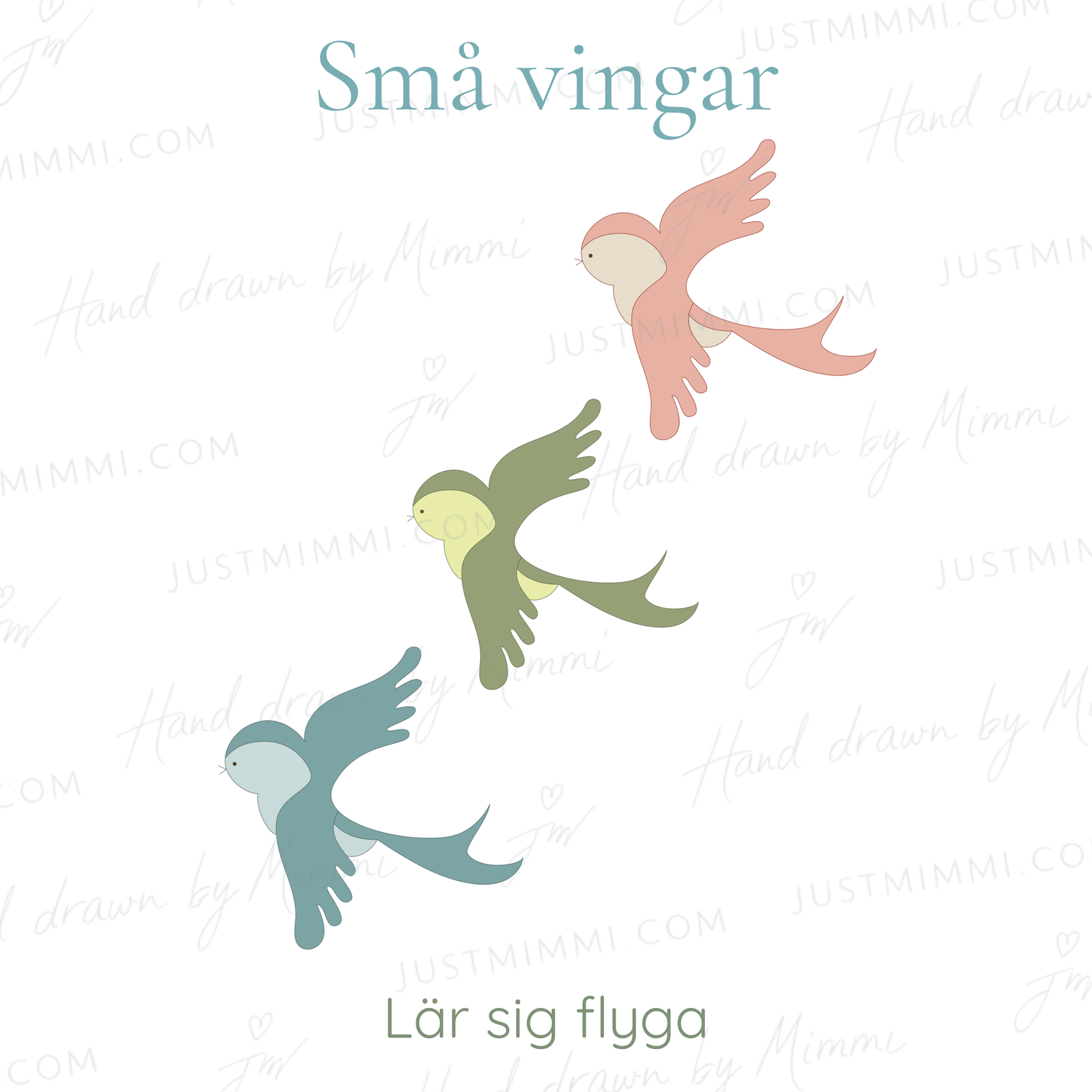 Små vingar – A3 poster