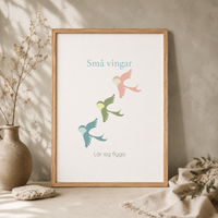 Små vingar – A3 poster