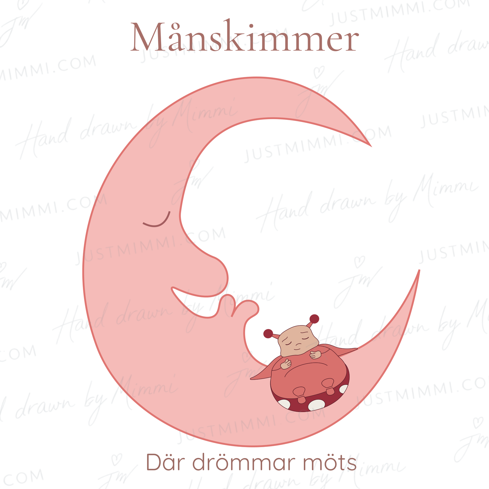 Månskimmer – A3-poster