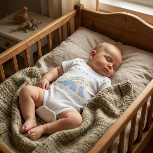 Sweet Little Dreams Baby Bodysuit | Bloom | Justmimmi (6-18 months)