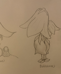Sketch for the Bluebell illustration by Justmimmi