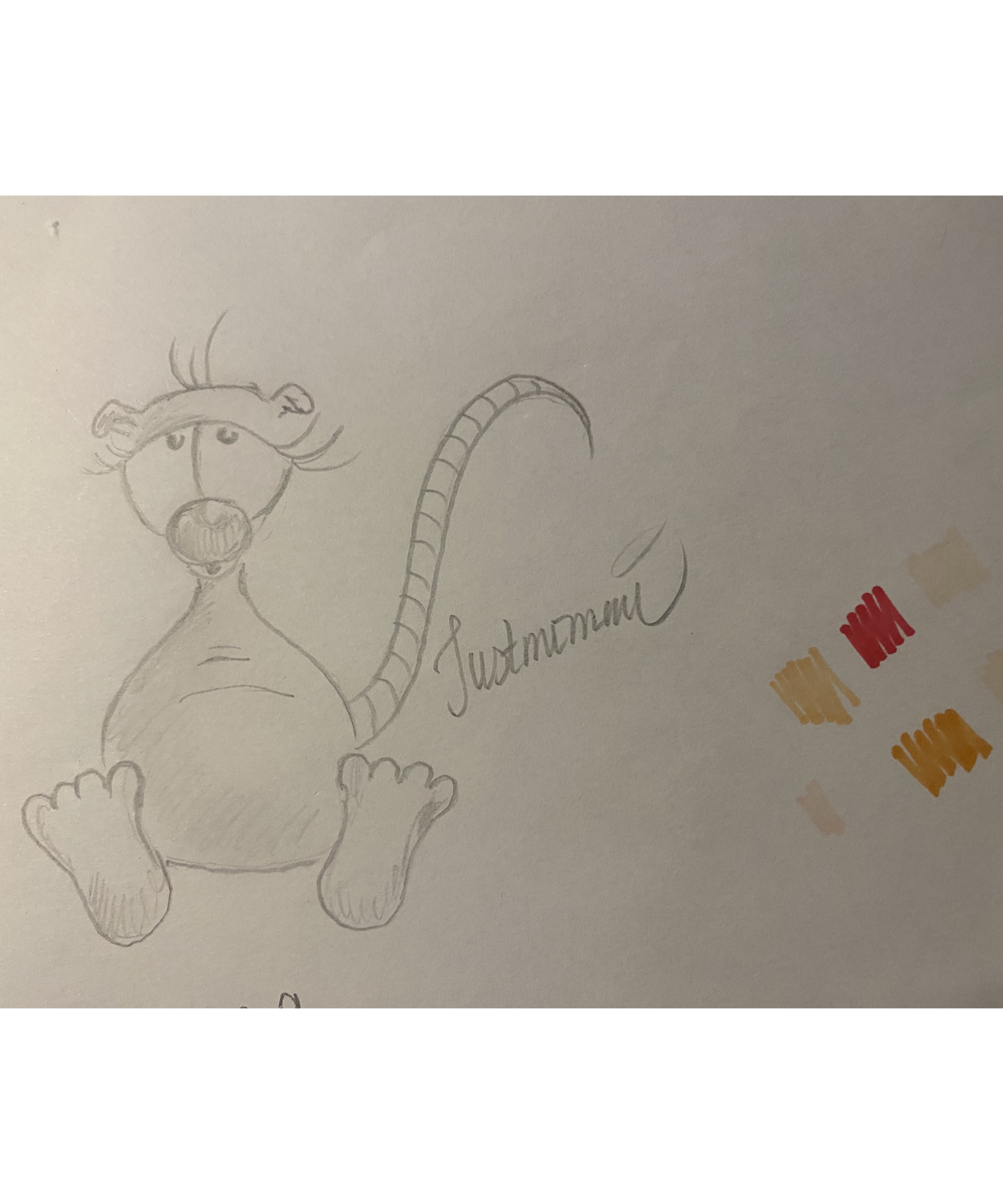 Sketch for the ME illustration by Justmimmi