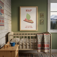 NAP poster displayed in a nursery setting by Justmimmi