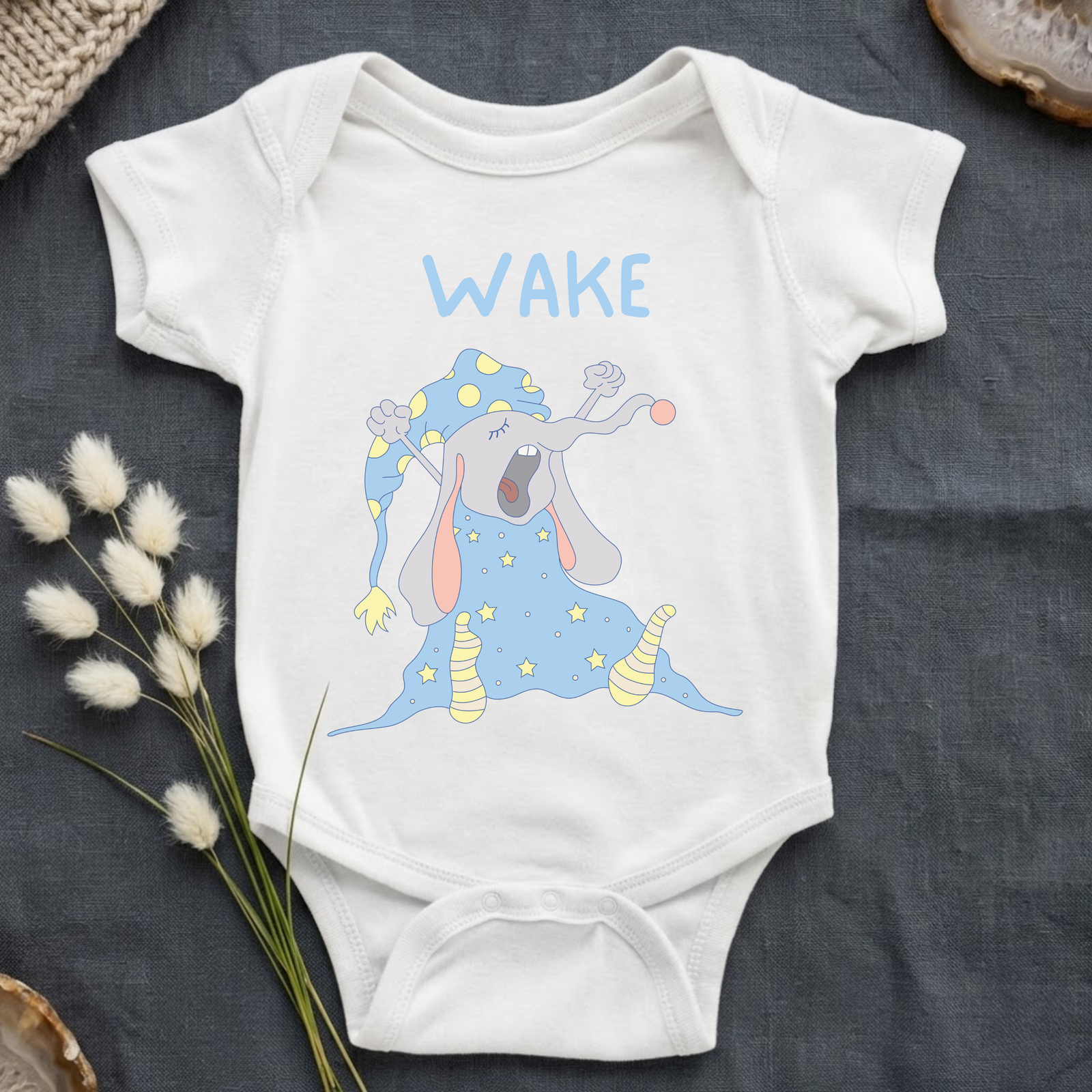 WAKE Baby Bodysuit | Bloom | Justmimmi (6-18 months)