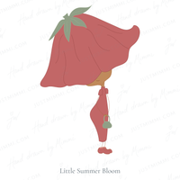 Poppy hand-drawn illustration by Justmimmi