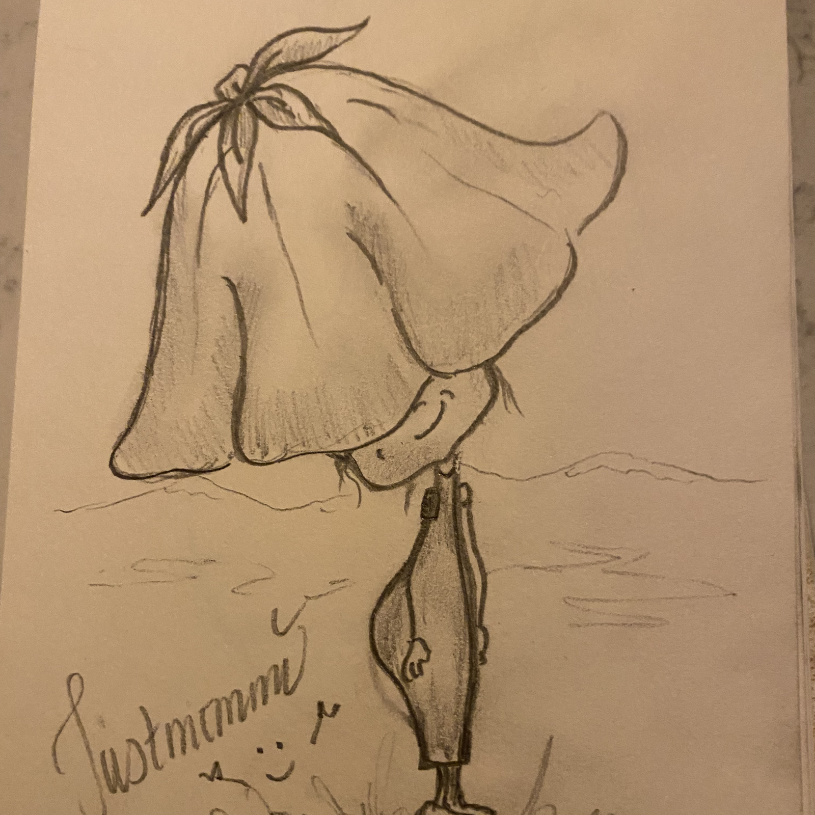 Sketch for the Poppy illustration by Justmimmi