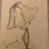 Sketch for the Poppy illustration by Justmimmi