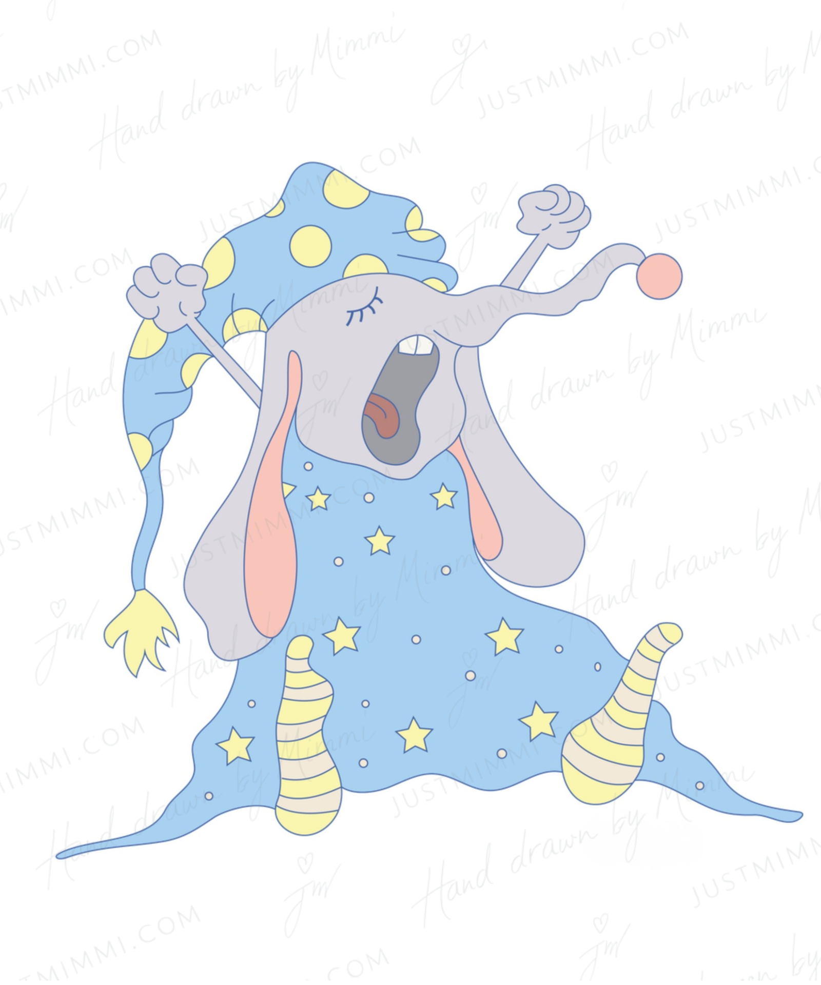 WAKE hand-drawn illustration by Justmimmi