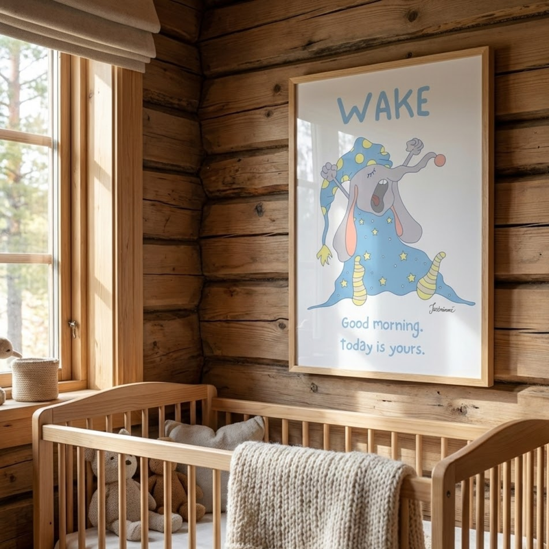 WAKE Poster | Bloom | Justmimmi